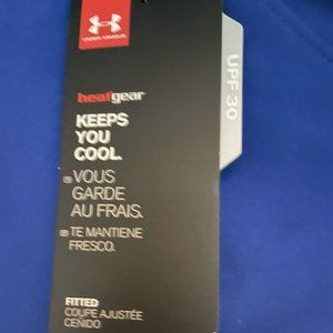 Under Armour Heat Gear Women's Fitted Blue Shorts Size 4